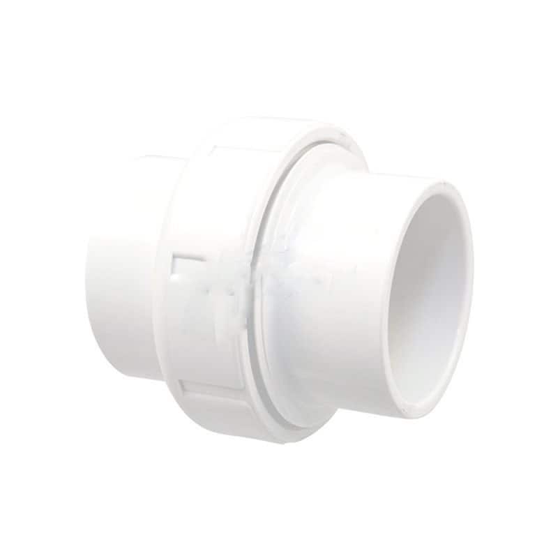 0.75 in. White Plastic PVC Union - Bed Bath & Beyond - 39110583