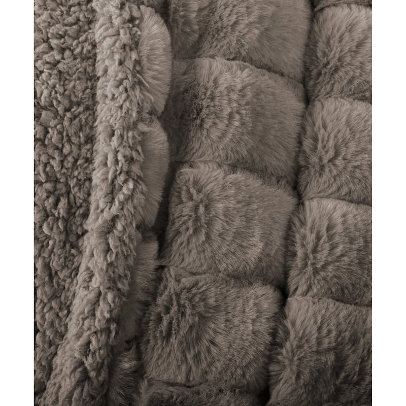 Supermink Decorative Fauxfur Throw 60'' x 80''