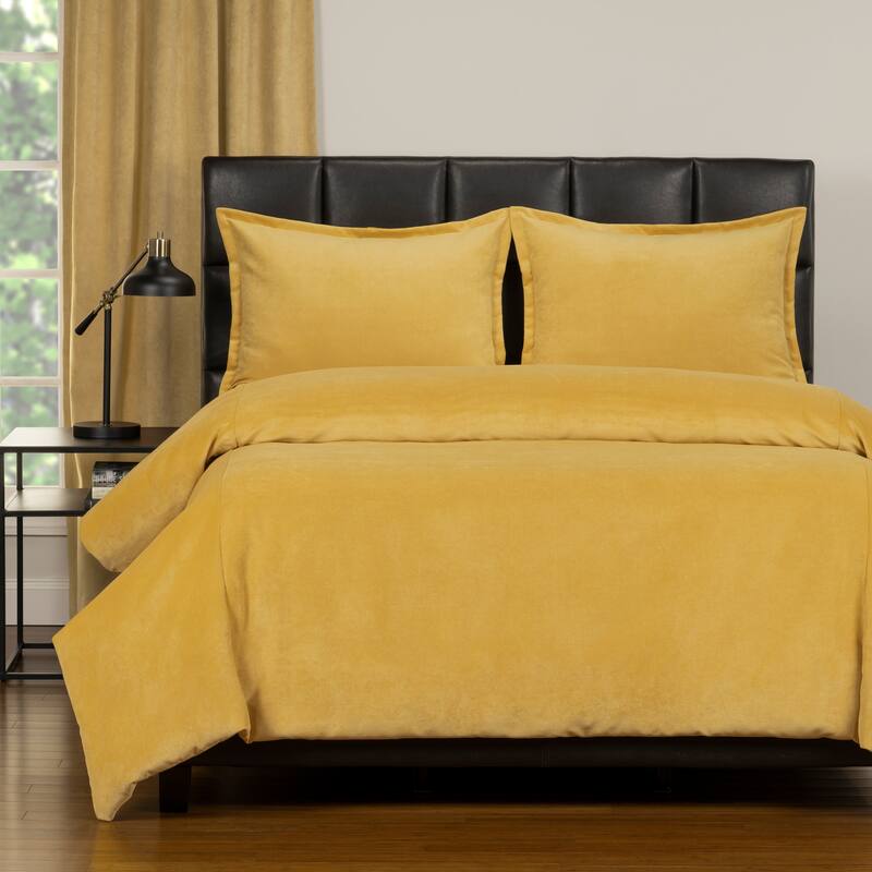 Mixology Padma 4-piece Duvet Cover and Insert Set - Pollen - King