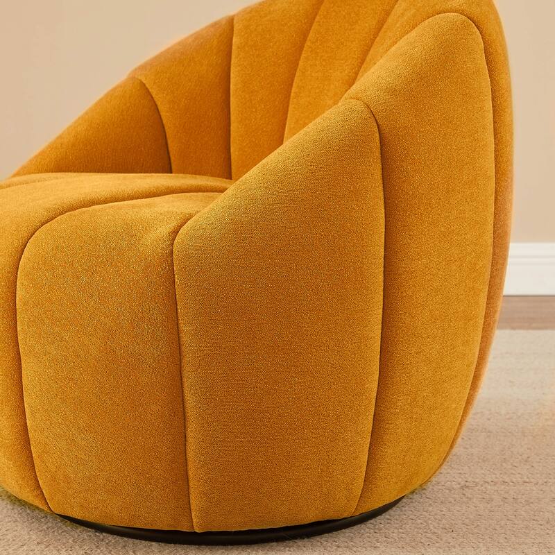 Art Leon Modern Swivel Barrel Chair