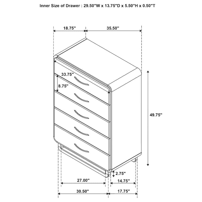 Amsbury Bedroom Set Nutmeg