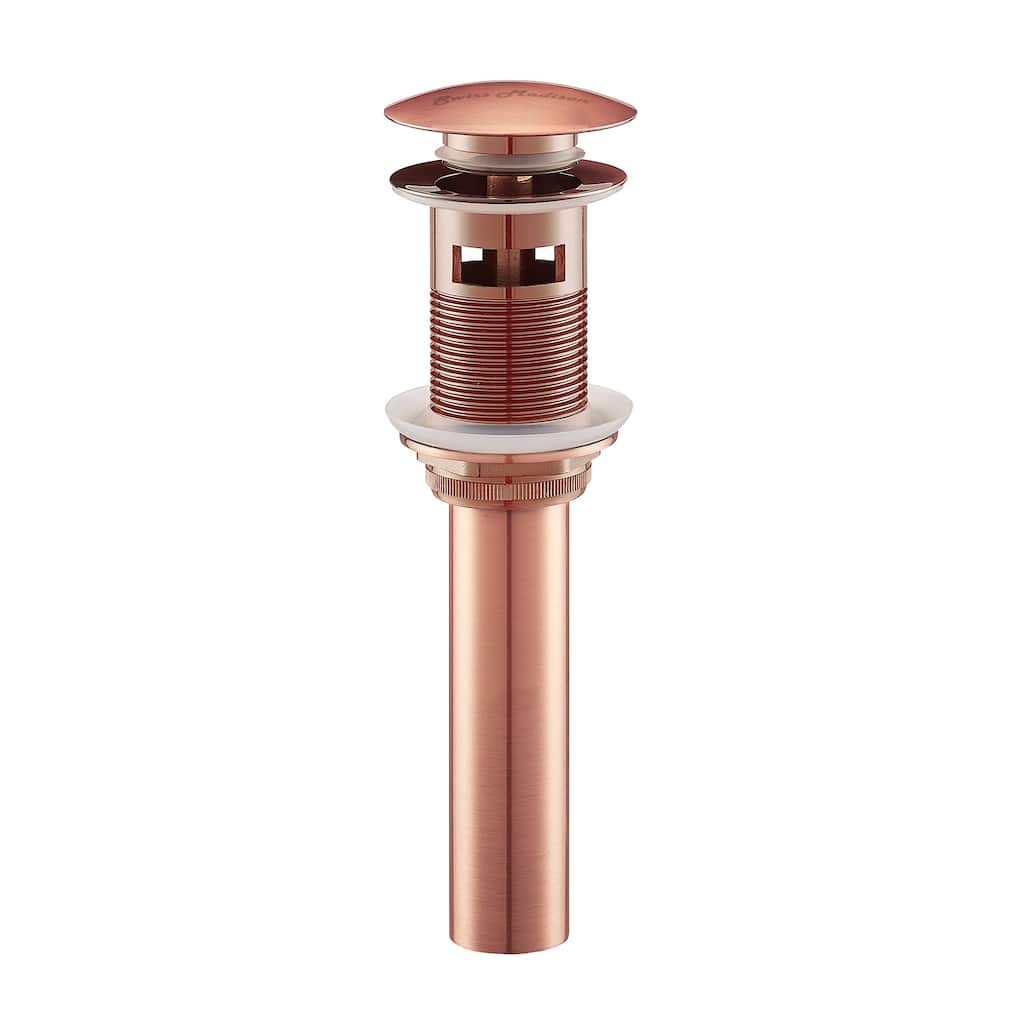 Residential Pop Up Sink Drain 1.75 In Rose Gold - 2.6" x 1.25" 8.05"