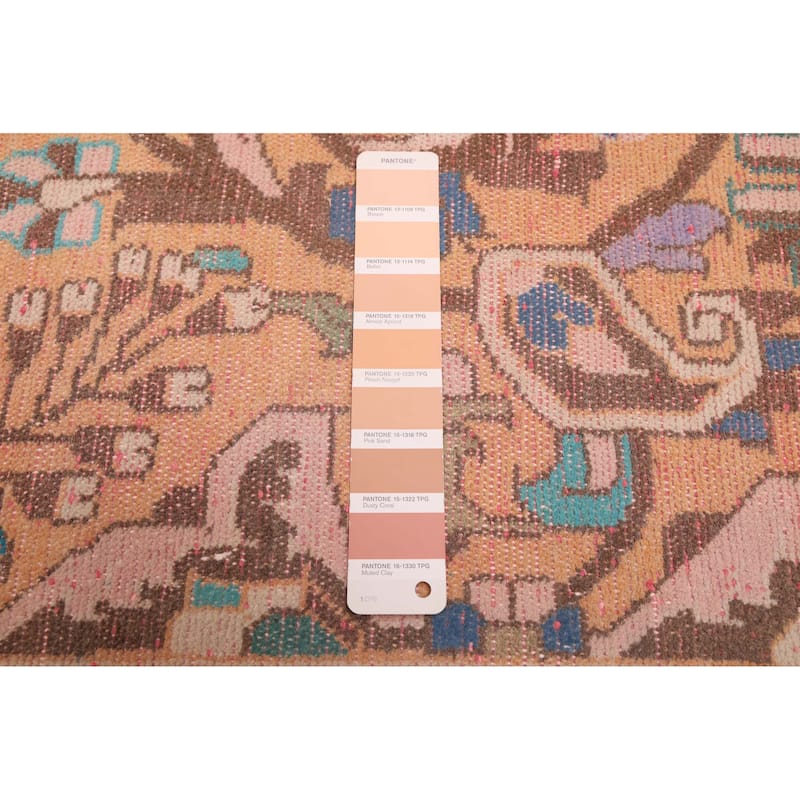 ECARPETGALLERY Hand-knotted Antalya Vintage Copper Wool Rug - 6'11 x 10'2