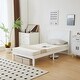 preview thumbnail 8 of 45, Twin Size Solid Wood Platform Bed Frame With Headboard White