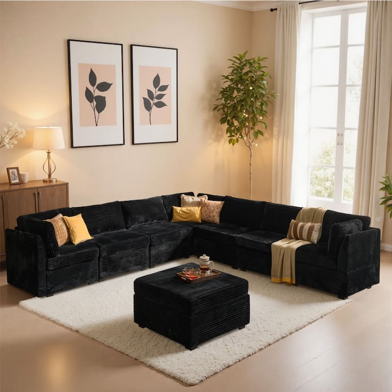 OVIOS Modern Minimalist L-Shaped Sofa​