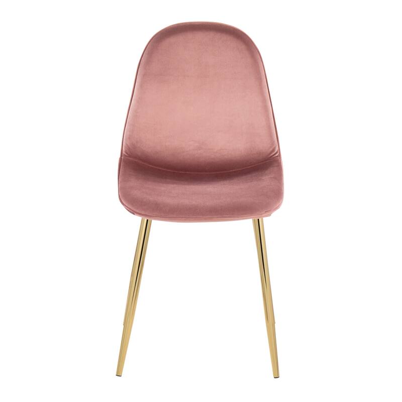 Silver Orchid Stone Gold Dining Chair - Set of 2