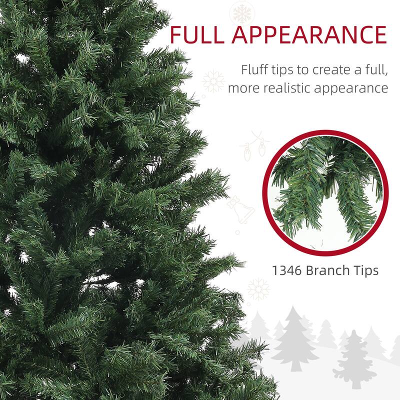 Pre-Lit 6FT 7.5FT 9FT Artificial Christmas Tree for Holiday Decor