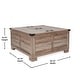 preview thumbnail 26 of 29, Modern Farmhouse Coffee Table with Hidden Interior Storage