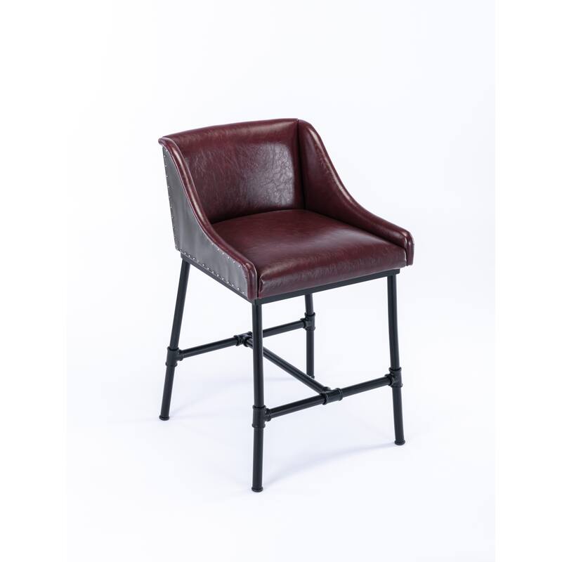 Parlor Adjustable Upholstered Bar Stool