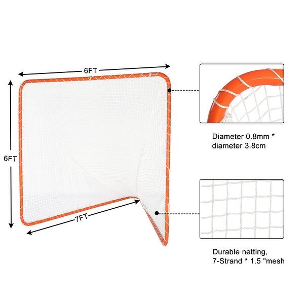 6' x 6' Lacrosse Goal Net, Backyard Setup in Minutes Bed Bath