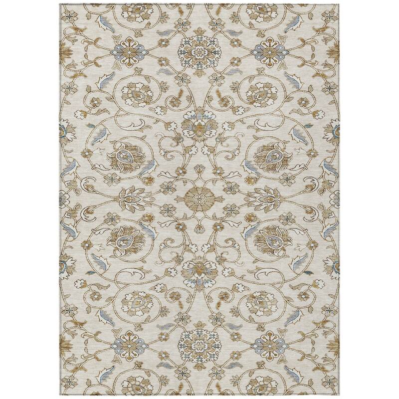 HomeRoots Moroccan Transitional Rectangle Outdoor Rug