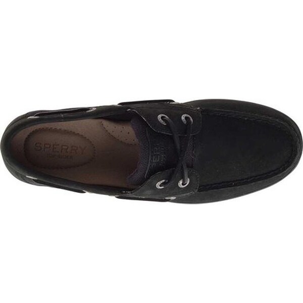sperry koifish boat shoe black