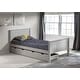 preview thumbnail 16 of 25, Alaterre Harmony Solid Wood Platform Bed Grey - Storage Bed - Twin