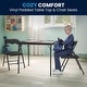 preview thumbnail 10 of 31, Kids Colorful 3 Piece Folding Table and Chair Set