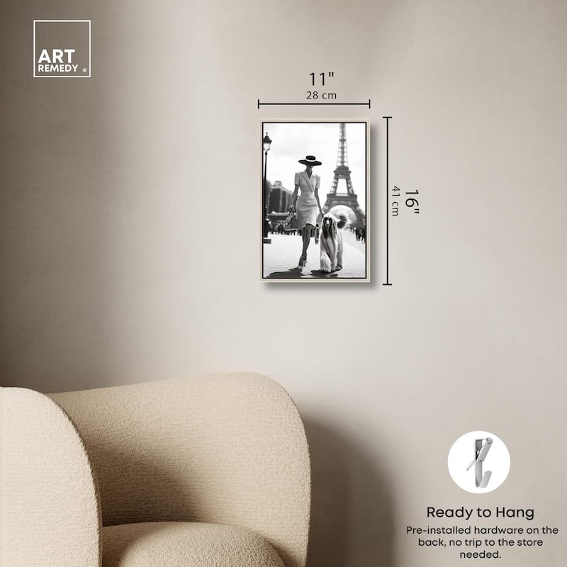 Fashionable Locks Noir Canvas by Art Remedy
