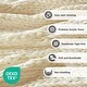 preview thumbnail 56 of 93, Madison Park Hand Made Chunky Double Knit Throw Blanket