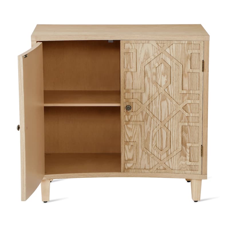 Christopher Knight Home - Rowan 2-Door Storage Accent Cabinet with Adjustable Shelves