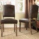 preview thumbnail 5 of 28, Benchwright Upholstered Dining Chairs (Set of 2) by iNSPIRE Q Artisan
