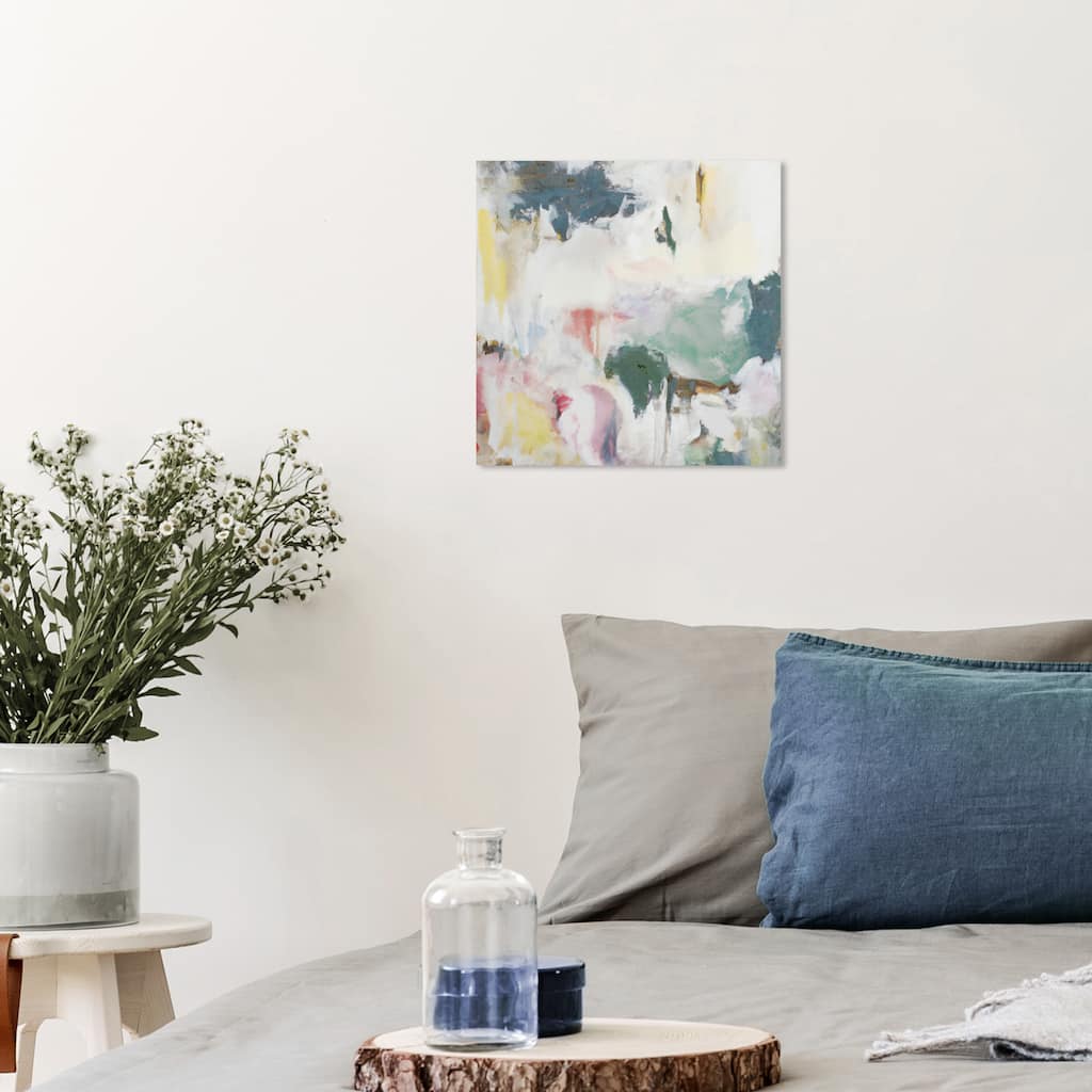 Wynwood Studio Canvas Abstract Surreal Emotions White and Rustic Wall Art Canvas Print