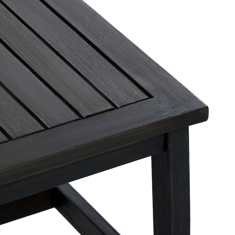 Christopher Knight Home - Nancy 2-Piece Outdoor Acacia Wood Loveseat and Coffee Table Seating Set