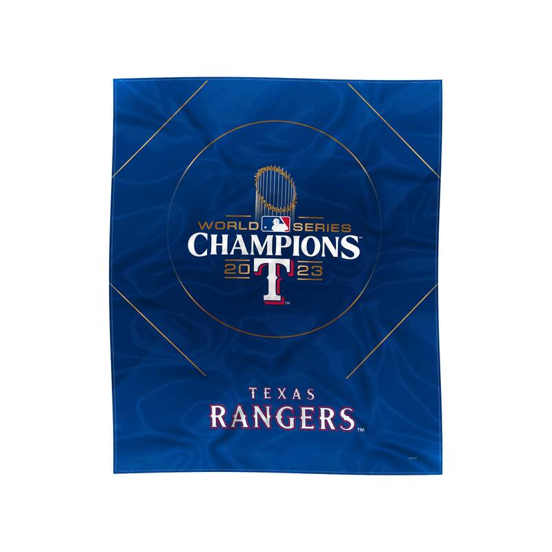 MLB 2023 World Series Champions Glory Texas Rangers Printed Wall Hanging