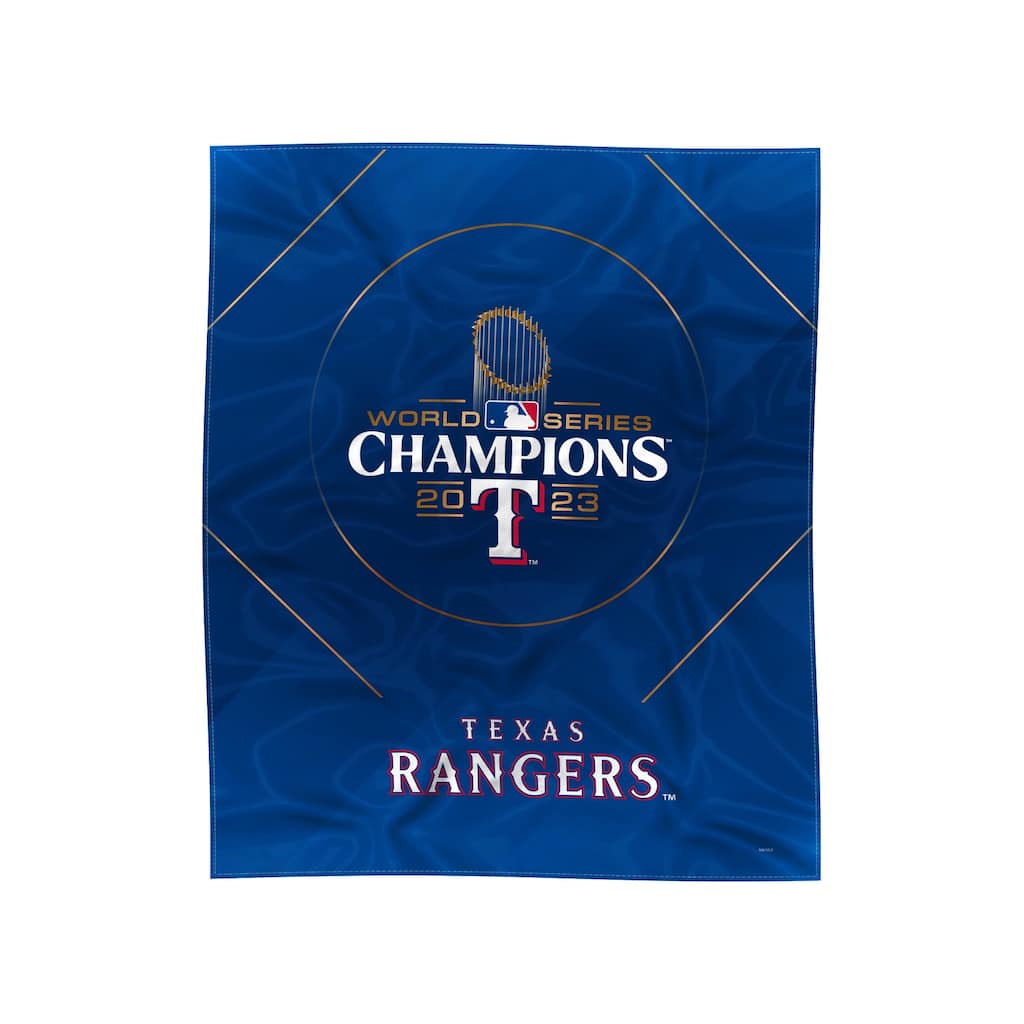 MLB 2023 World Series Champions Glory Texas Rangers Printed Wall Hanging
