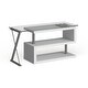 preview thumbnail 5 of 12, Furniture of America Marisa Contemporary 59-inch Metal Convertible Computer Desk