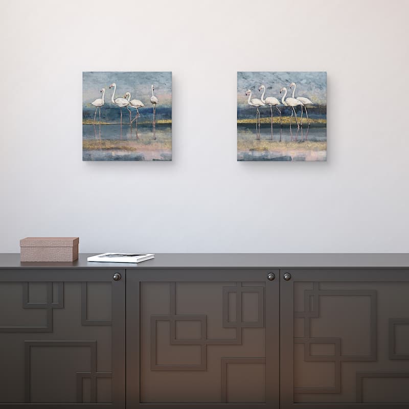 Chrorus Line Square I-II by Studio Arts Canvas Art Prints