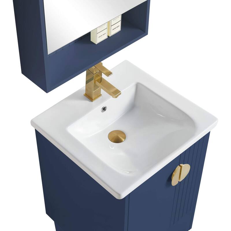 Venezian Single Bathroom Vanity with Sink