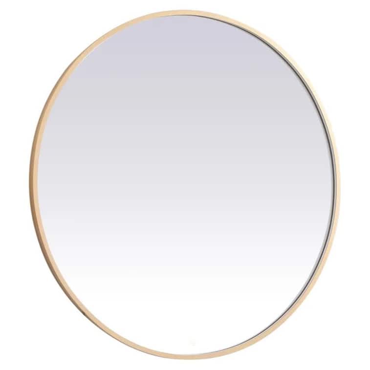 Elegant Lighting MRE6048 Pier 48" Diameter Modern Circular Aluminum - Brass