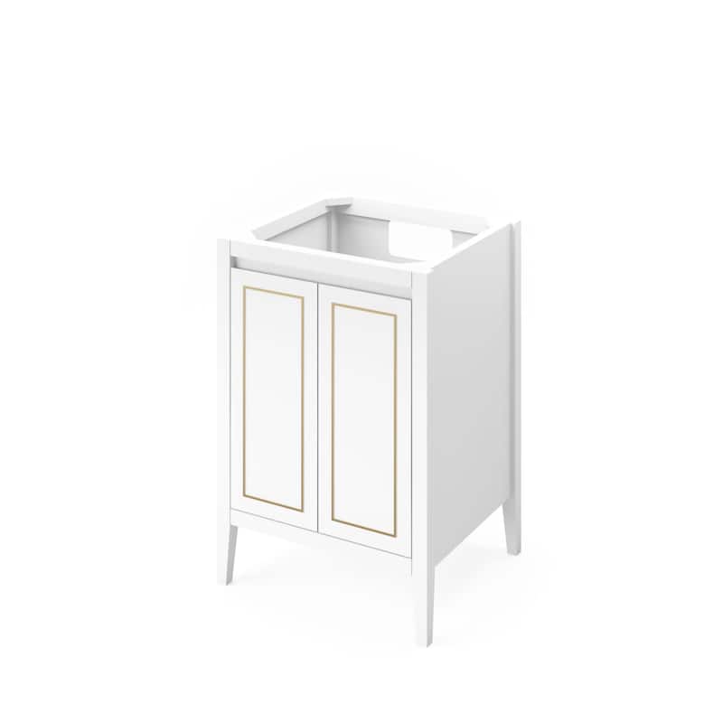 Jeffrey Alexander VN2PER-24-NT Percival 24" Single Free Standing - White - Painted