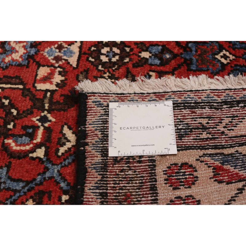 ECARPETGALLERY Hand-knotted Andelz Red Wool Rug - 3'9 x 9'10