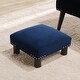preview thumbnail 111 of 130, The Curated Nomad Performance Fabric Stardust Square Upholstered Footstool Ottoman