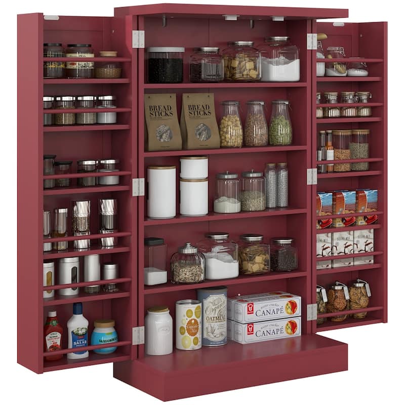 41" Kitchen Pantry Storage Cabinet, Freestanding Kitchen Cabinet