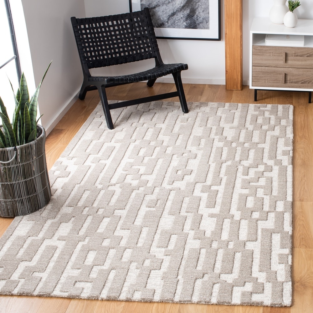 SAFAVIEH Handmade Cambridge Danie Modern Wool Rug