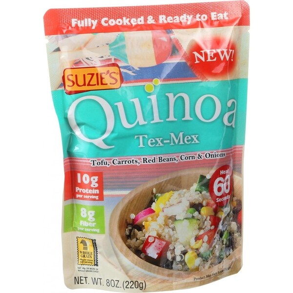 Suzie's Quinoa - Ready to Eat - Tex Mex - 8 oz - Case of 6