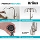 preview thumbnail 9 of 35, Kraus Ansel 2-Function 1-Handle Pulldown Kitchen Faucet