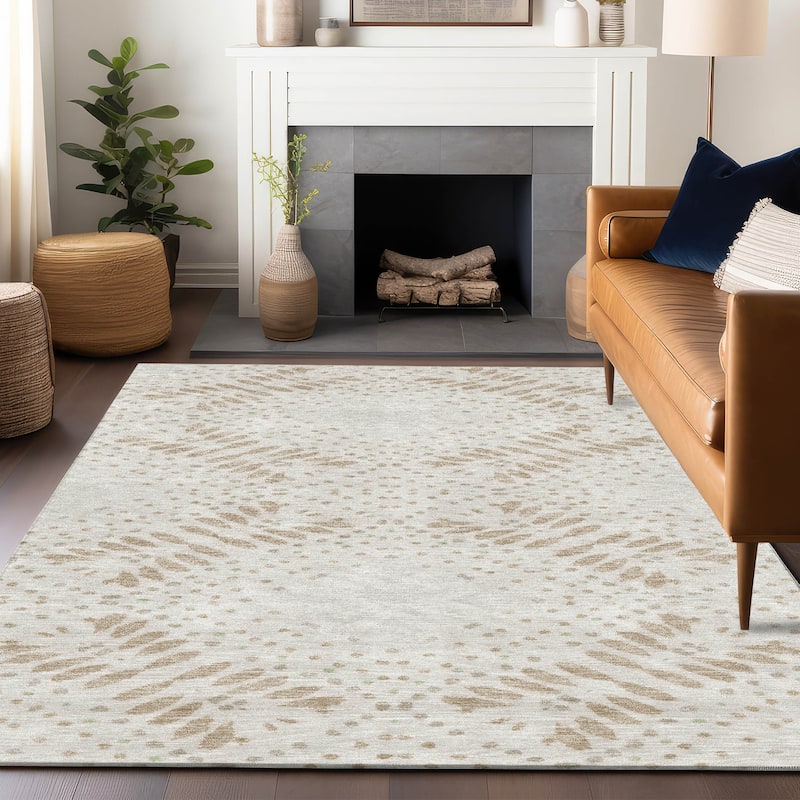 Premium Washable Super Soft Modern Brinley Mayfield Rug