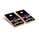 preview thumbnail 1 of 3, University Of Evansville Purple Aces Cornhole Board Set - Banner Vintage Wooden