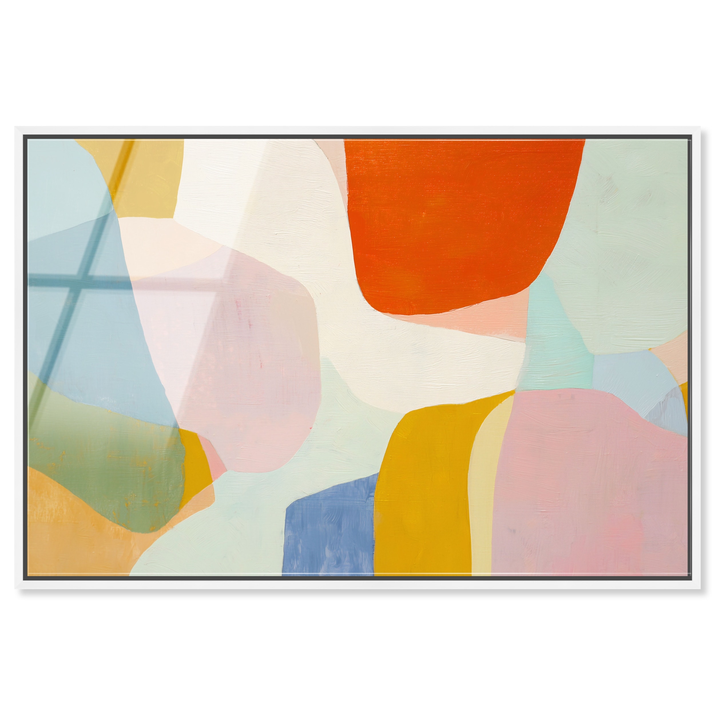 Pastel Canyon Abstract Wall Art Acrylic Print by Art Remedy