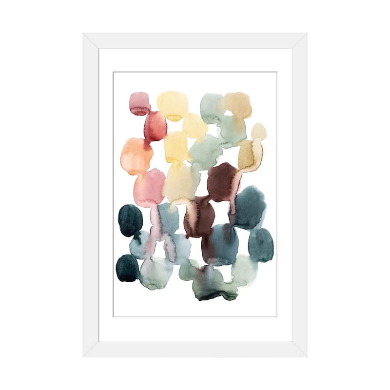 iCanvas "Desert Stones II" by Grace Popp - White - 24x16x1