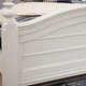 preview thumbnail 3 of 2, Roanoke Dove White Panel Bed by Greyson Living
