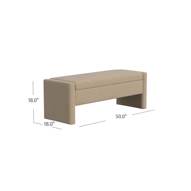 HomePop Copenhagen Modern Storage Bench