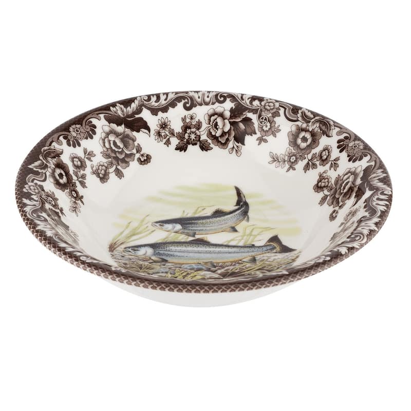 Spode Woodland Ascot Cereal Bowl - King Salmon