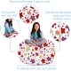 preview thumbnail 164 of 187, Kids Bean Bag Chair Cover Stuffed Animal Storage or Toy Organizer 48 Inch Extra Large - Canvas Stars Pink and Purple Pastel