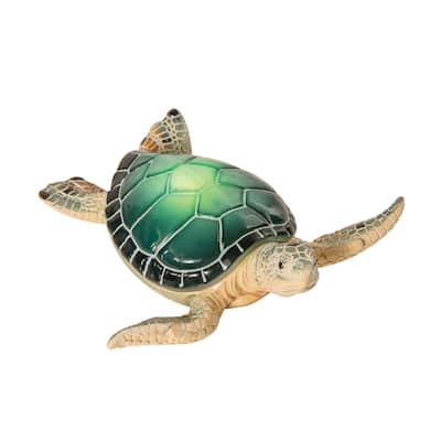 Turtle with Led Figurine - Multicolored