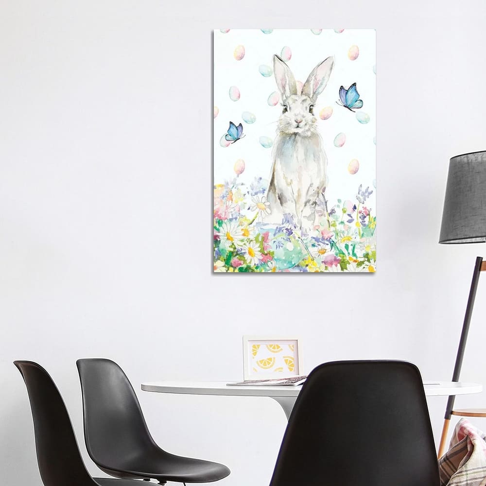 iCanvas "Tall Easter Bunny" by Patricia Pinto Canvas Print