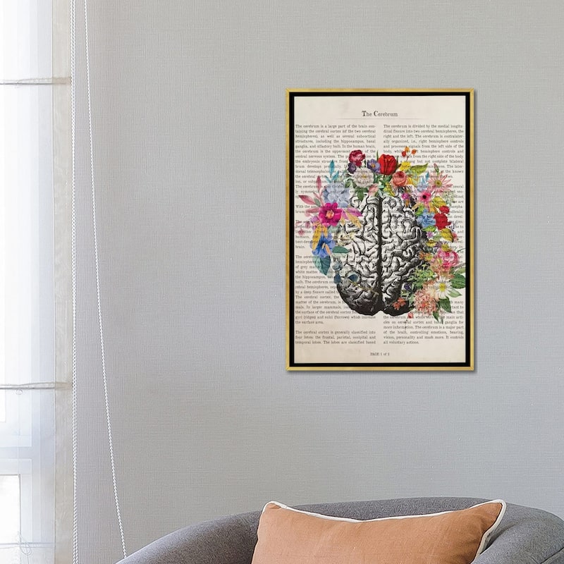 iCanvas "The Cerebrum" by Aged Pixel Framed Canvas Print
