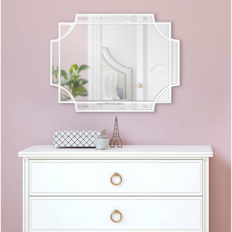 Kate and Laurel Minuette Traditional Decorative Framed Wall Mirror