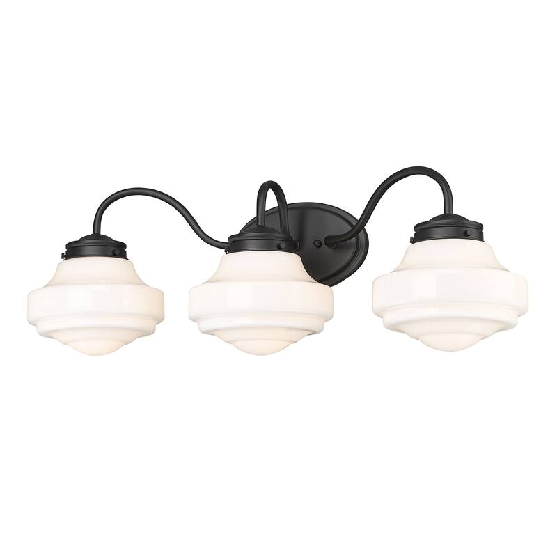 Golden Lighting Ingalls 3-light Vanity in Matte Black